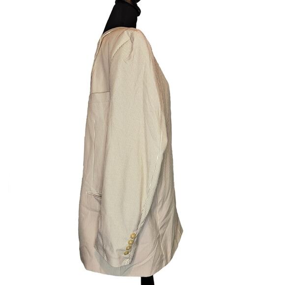 Lauren Ralph Lauren Tan Striped Blazer – Men’s 48L - Picture 2 of 10